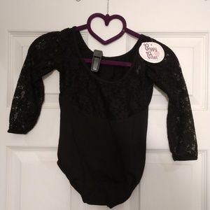 Black Leotard Size M (8-10)